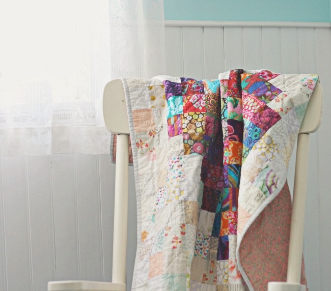 Pixelated Heart Patchwork Quilt - tips to make one