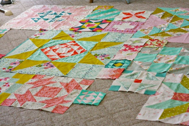 Moda Building Blocks Quilt – Almost Done!