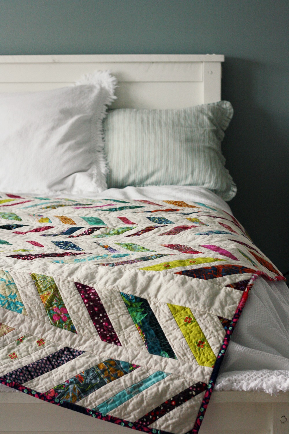 Fibs and Fables Herringbone Quilt