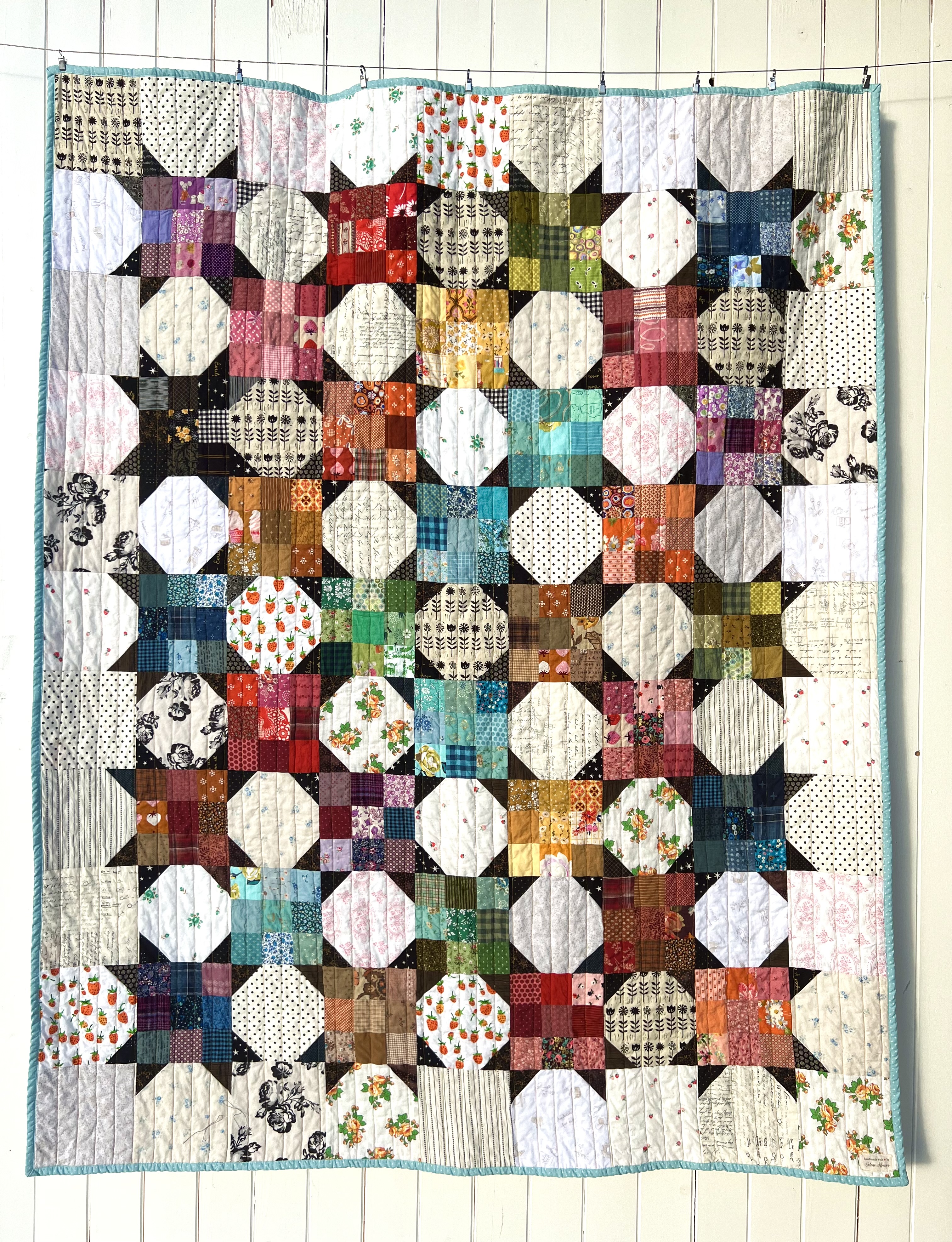 Nine Patch and Snowball Quilt