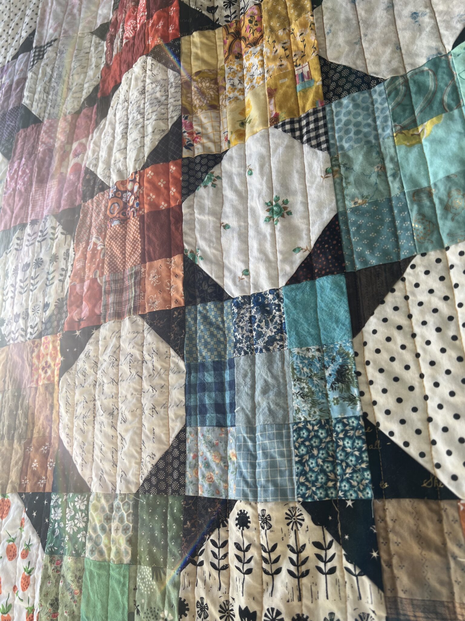 Nine Patch and Snowball Quilt